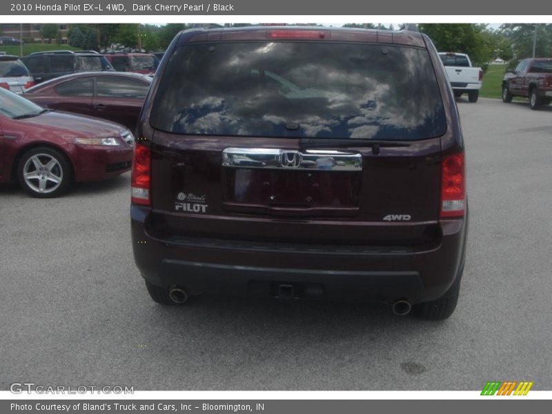 Dark Cherry Pearl / Black 2010 Honda Pilot EX-L 4WD