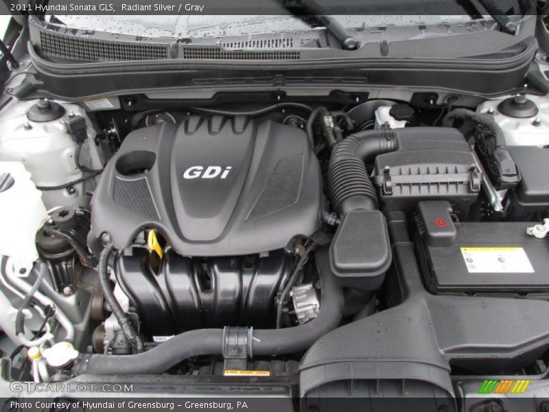 Radiant Silver / Gray 2011 Hyundai Sonata GLS