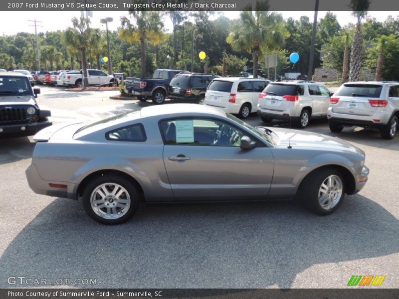 Tungsten Grey Metallic / Dark Charcoal 2007 Ford Mustang V6 Deluxe Coupe