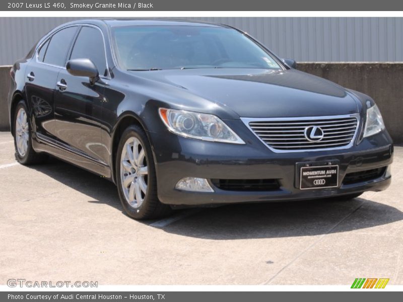Smokey Granite Mica / Black 2007 Lexus LS 460