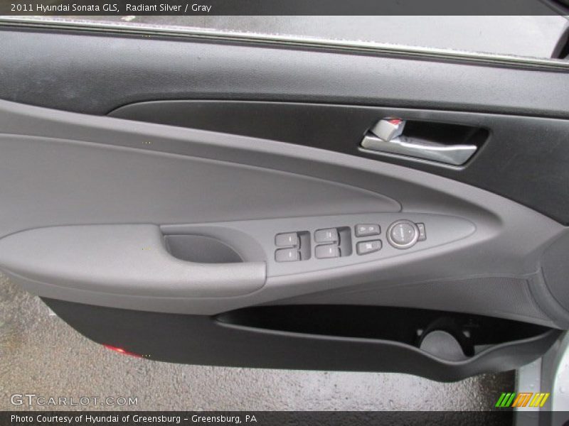 Radiant Silver / Gray 2011 Hyundai Sonata GLS
