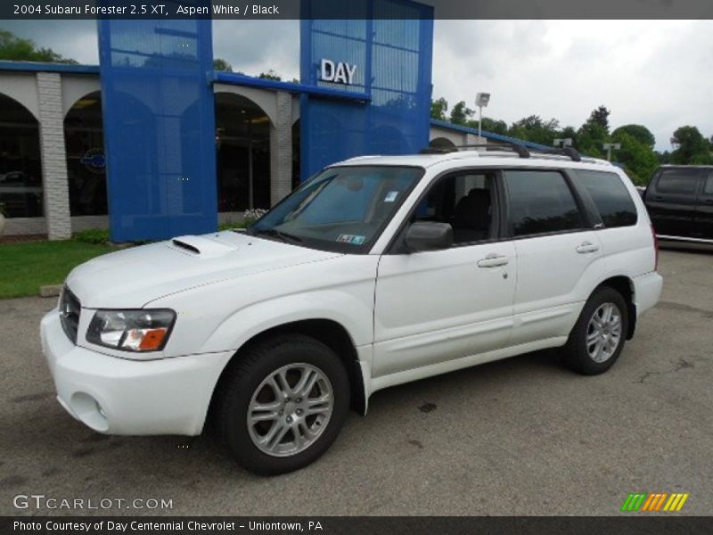 Aspen White / Black 2004 Subaru Forester 2.5 XT
