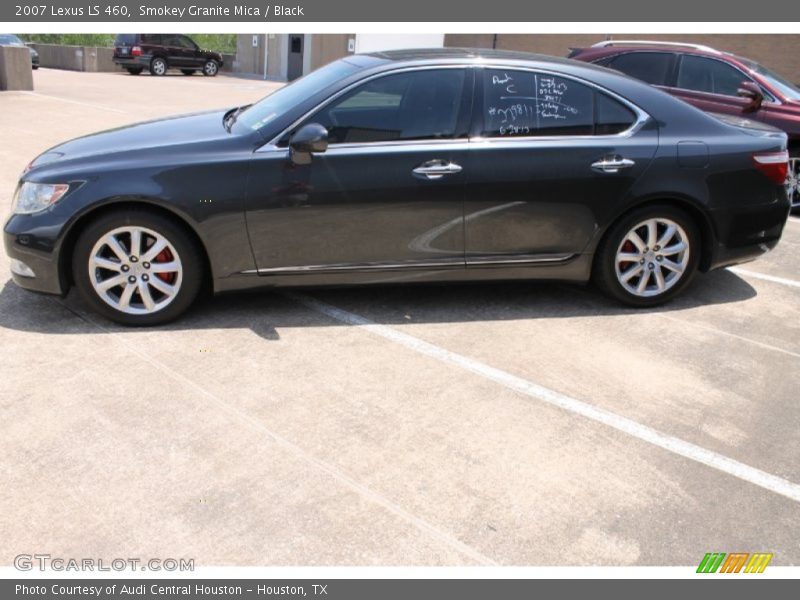 Smokey Granite Mica / Black 2007 Lexus LS 460