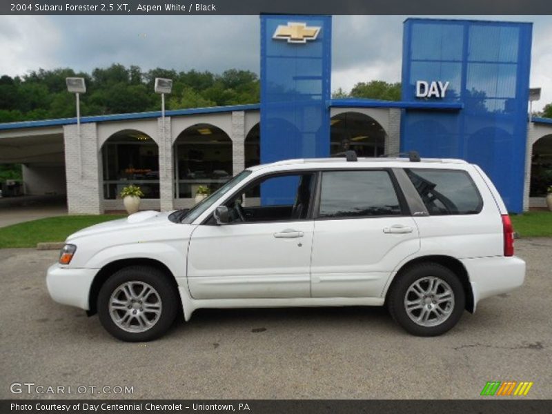 Aspen White / Black 2004 Subaru Forester 2.5 XT