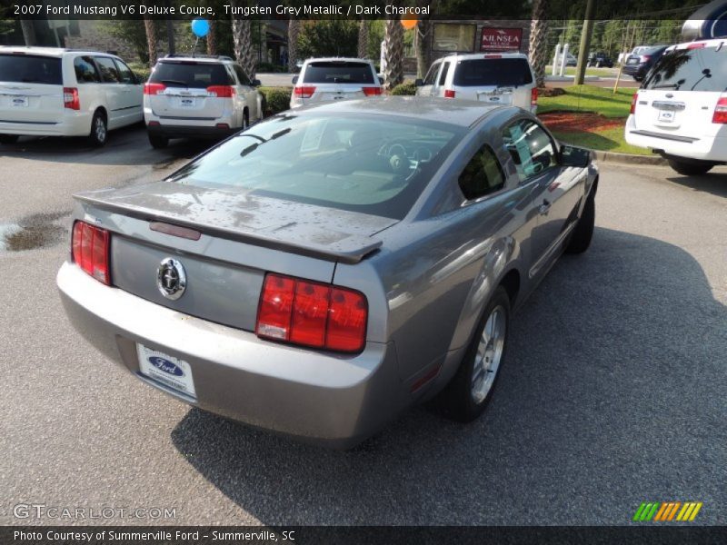 Tungsten Grey Metallic / Dark Charcoal 2007 Ford Mustang V6 Deluxe Coupe