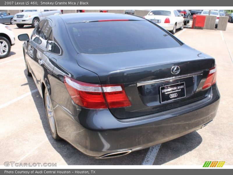 Smokey Granite Mica / Black 2007 Lexus LS 460