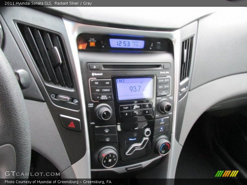 Radiant Silver / Gray 2011 Hyundai Sonata GLS