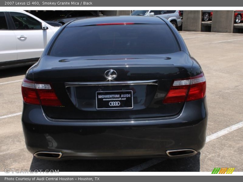 Smokey Granite Mica / Black 2007 Lexus LS 460