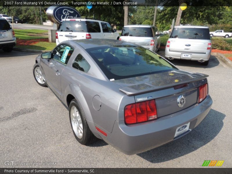 Tungsten Grey Metallic / Dark Charcoal 2007 Ford Mustang V6 Deluxe Coupe