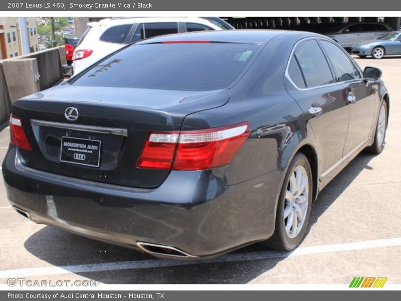 Smokey Granite Mica / Black 2007 Lexus LS 460