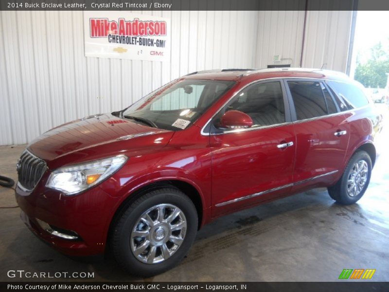 Crystal Red Tintcoat / Ebony 2014 Buick Enclave Leather