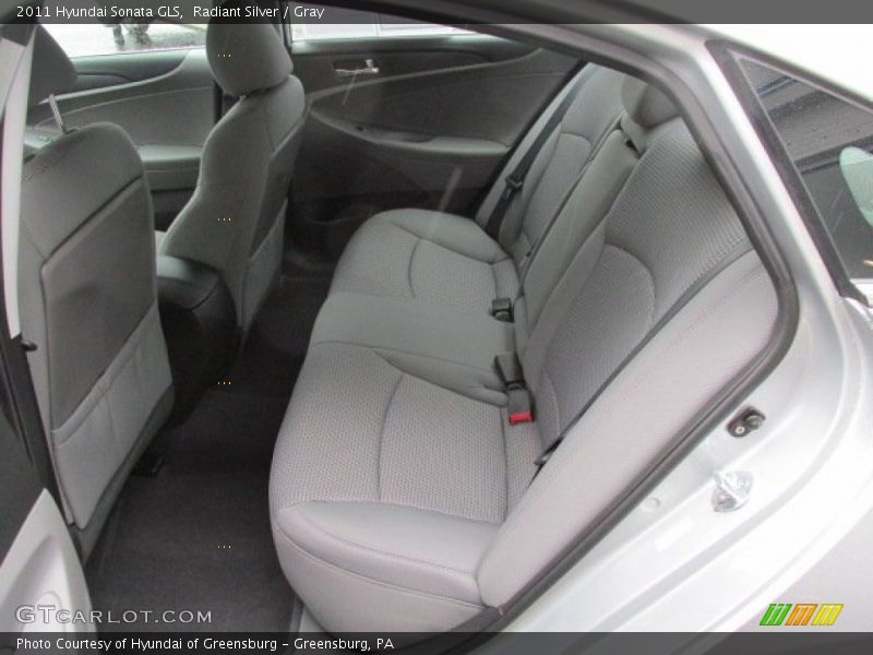 Radiant Silver / Gray 2011 Hyundai Sonata GLS