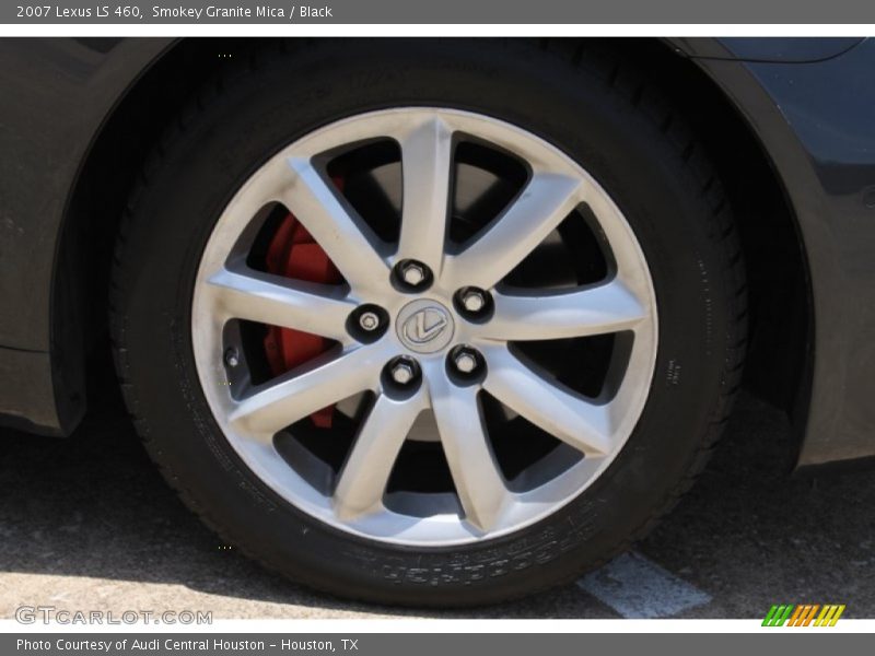 Smokey Granite Mica / Black 2007 Lexus LS 460