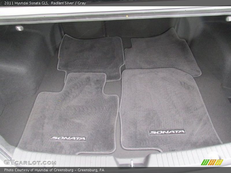 Radiant Silver / Gray 2011 Hyundai Sonata GLS