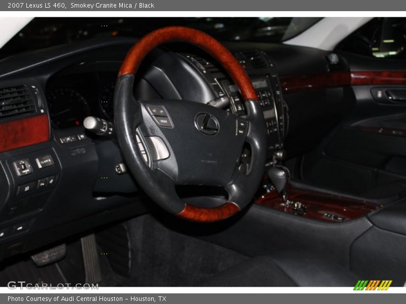 Smokey Granite Mica / Black 2007 Lexus LS 460