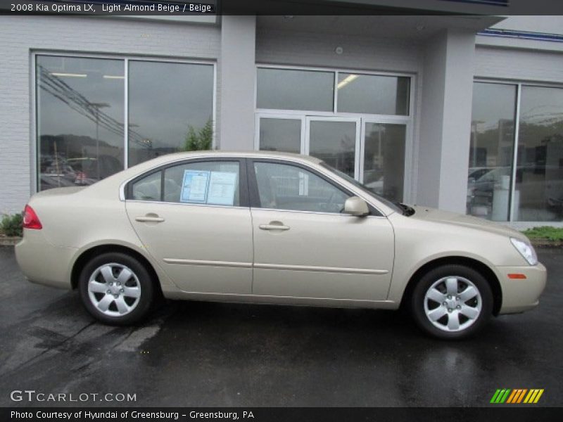 Light Almond Beige / Beige 2008 Kia Optima LX
