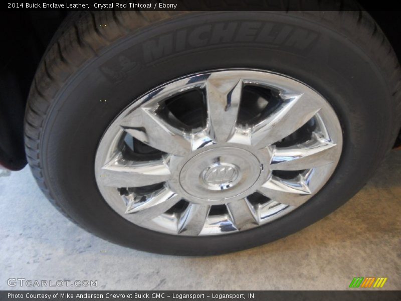 Crystal Red Tintcoat / Ebony 2014 Buick Enclave Leather