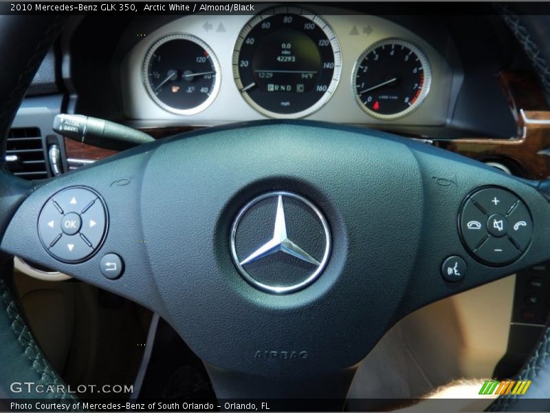 Arctic White / Almond/Black 2010 Mercedes-Benz GLK 350