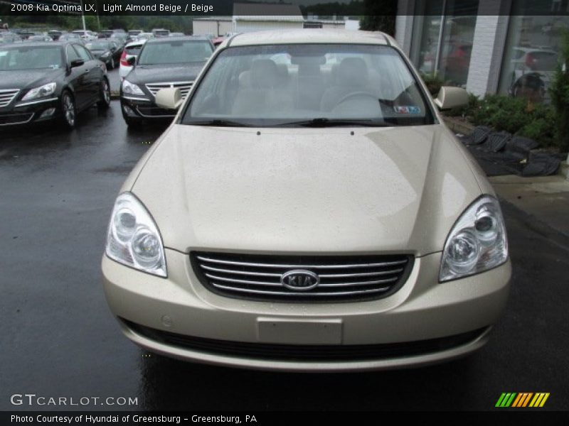 Light Almond Beige / Beige 2008 Kia Optima LX