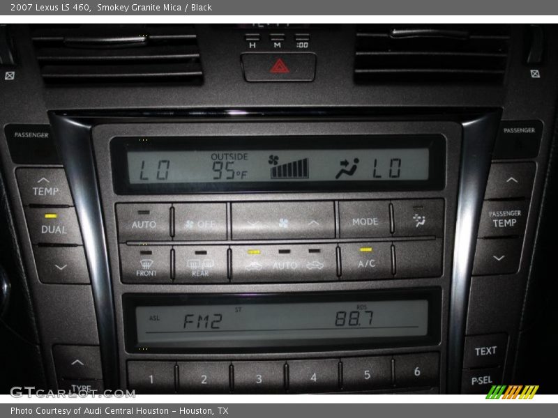 Smokey Granite Mica / Black 2007 Lexus LS 460