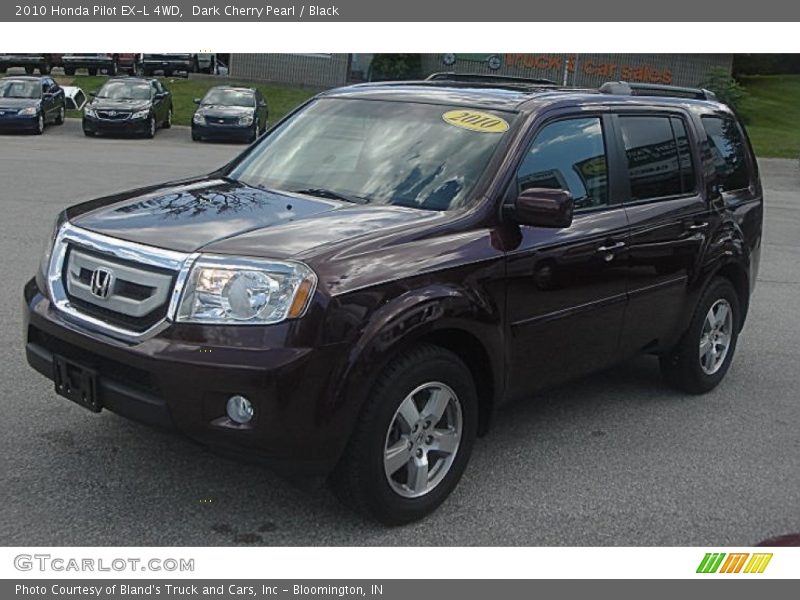 Dark Cherry Pearl / Black 2010 Honda Pilot EX-L 4WD