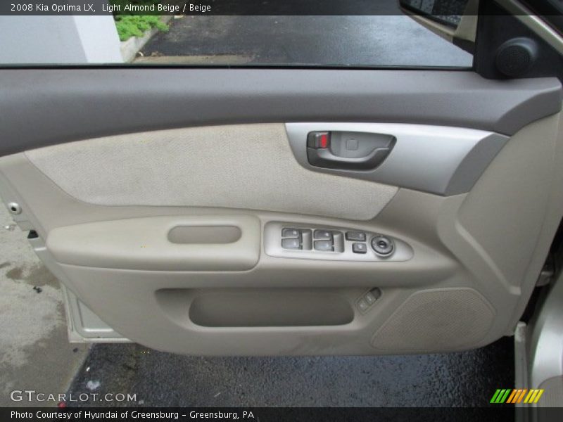 Light Almond Beige / Beige 2008 Kia Optima LX