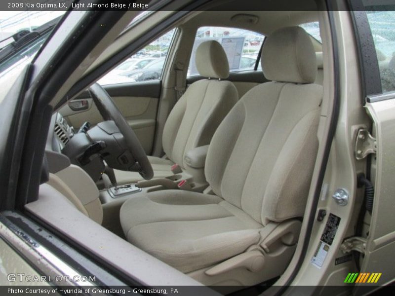 Light Almond Beige / Beige 2008 Kia Optima LX