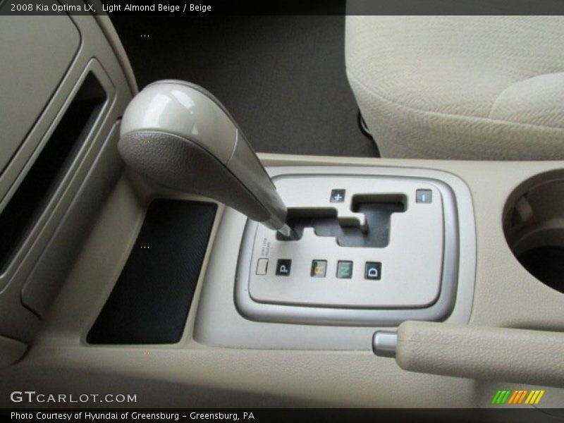 Light Almond Beige / Beige 2008 Kia Optima LX