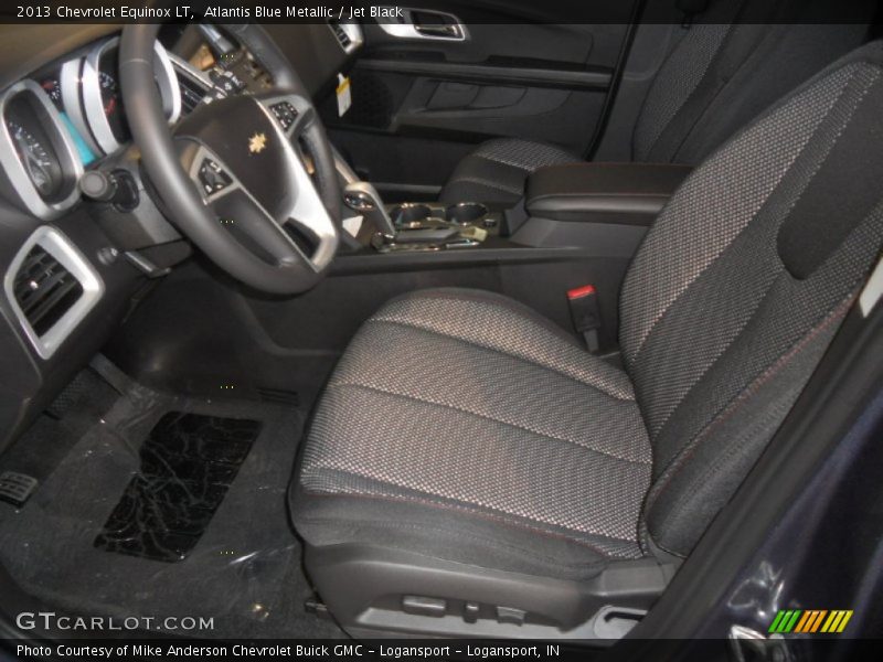Atlantis Blue Metallic / Jet Black 2013 Chevrolet Equinox LT