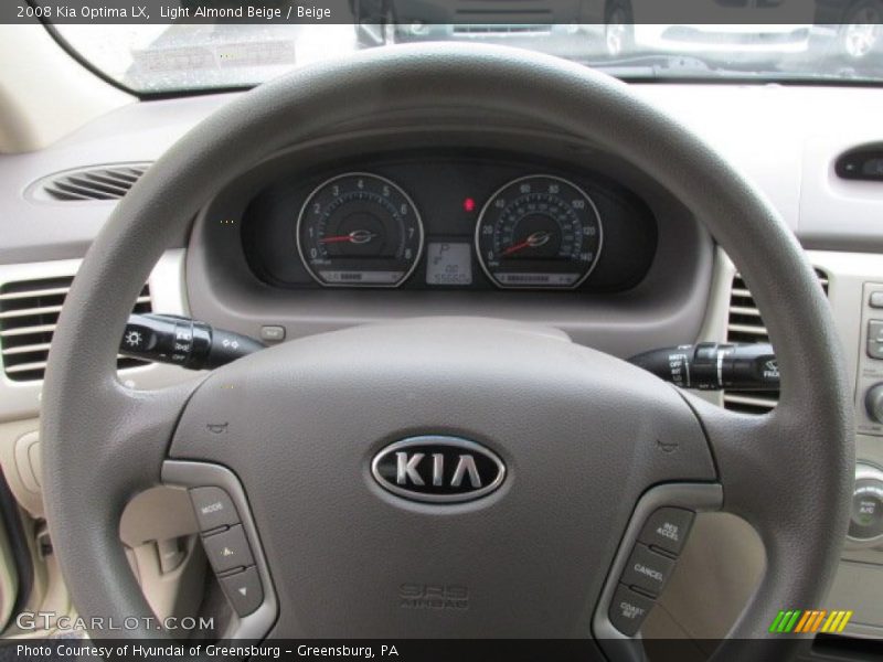 Light Almond Beige / Beige 2008 Kia Optima LX