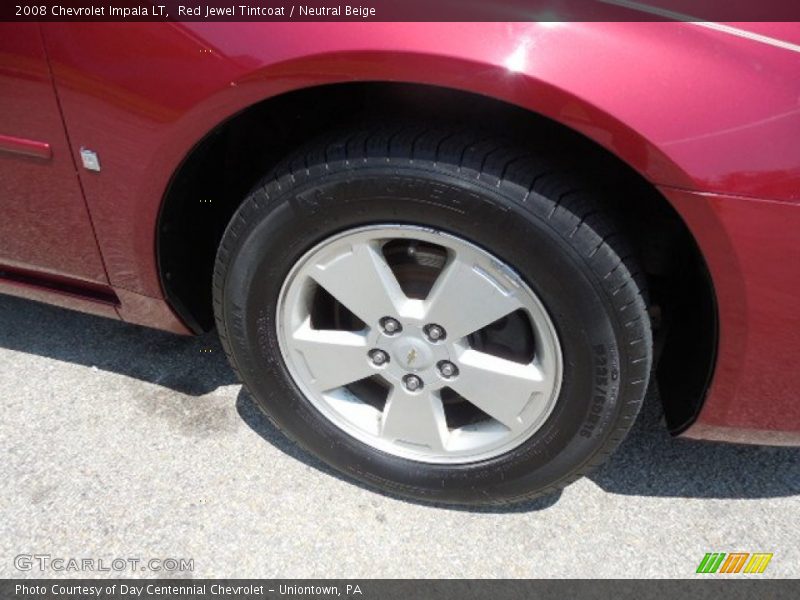 Red Jewel Tintcoat / Neutral Beige 2008 Chevrolet Impala LT