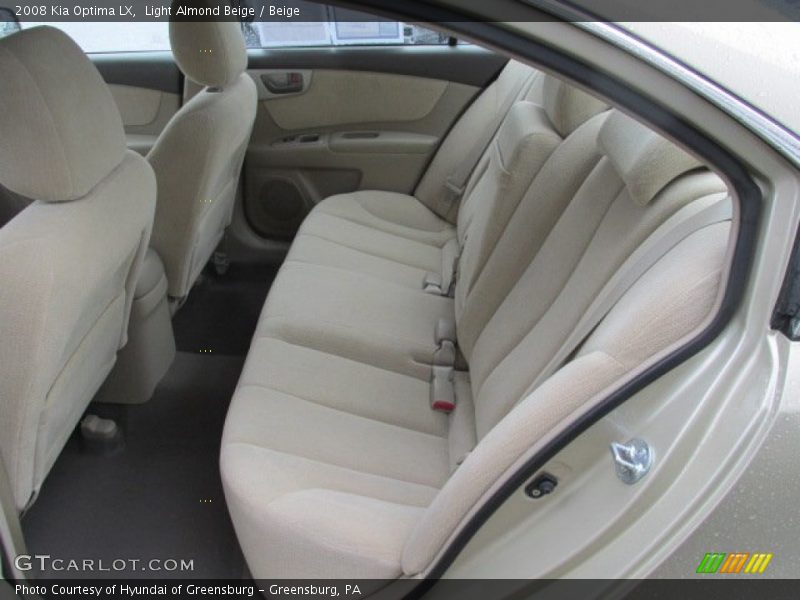 Light Almond Beige / Beige 2008 Kia Optima LX
