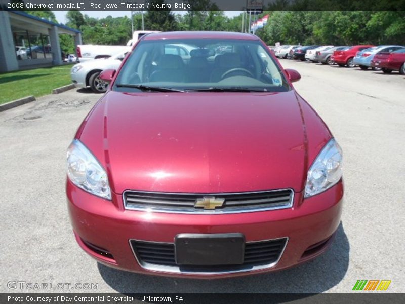 Red Jewel Tintcoat / Neutral Beige 2008 Chevrolet Impala LT