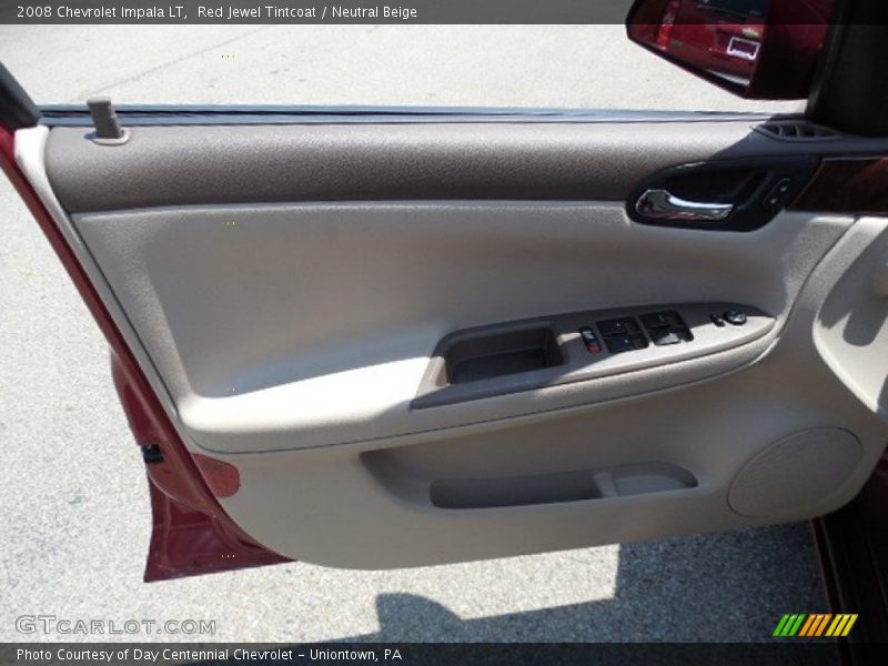 Red Jewel Tintcoat / Neutral Beige 2008 Chevrolet Impala LT