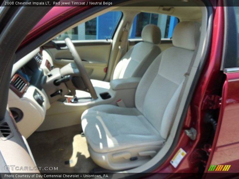 Red Jewel Tintcoat / Neutral Beige 2008 Chevrolet Impala LT