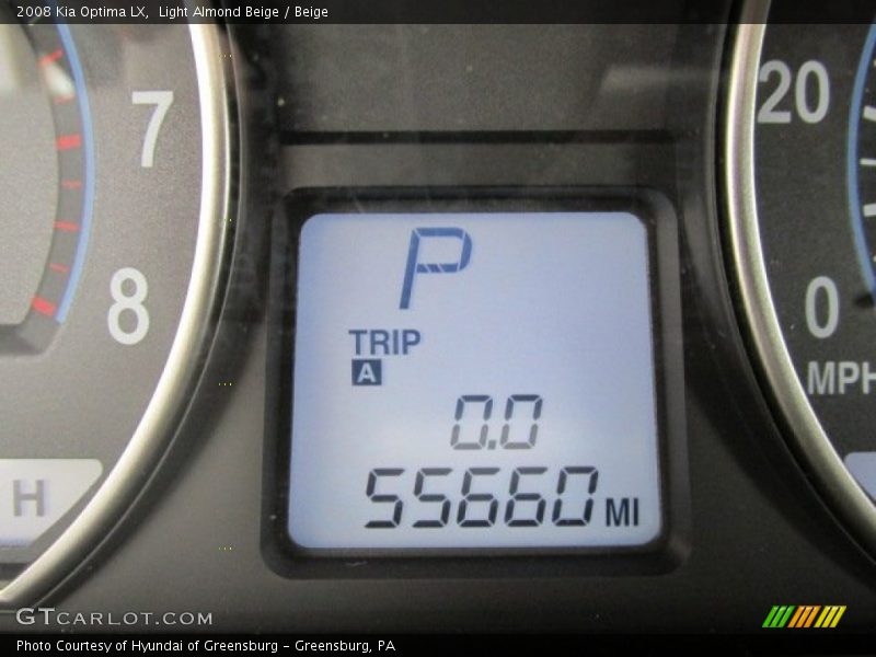 Light Almond Beige / Beige 2008 Kia Optima LX