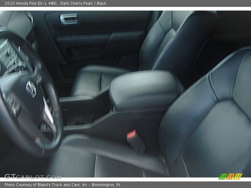 Dark Cherry Pearl / Black 2010 Honda Pilot EX-L 4WD