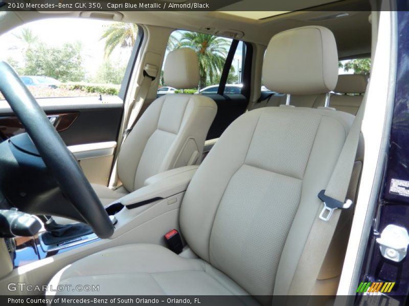 Front Seat of 2010 GLK 350