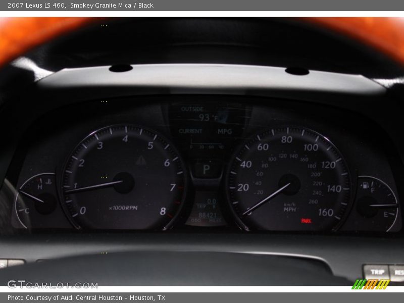 Smokey Granite Mica / Black 2007 Lexus LS 460