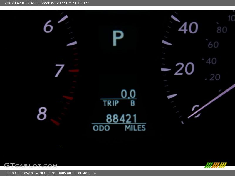 Smokey Granite Mica / Black 2007 Lexus LS 460
