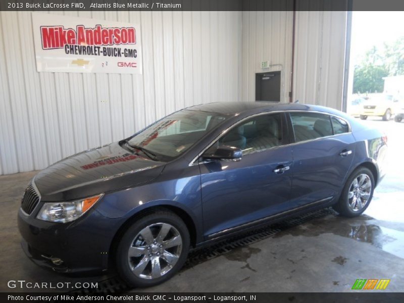 Atlantis Blue Metallic / Titanium 2013 Buick LaCrosse FWD