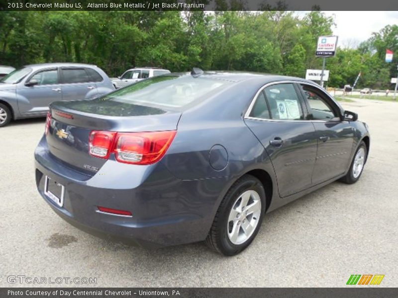 Atlantis Blue Metallic / Jet Black/Titanium 2013 Chevrolet Malibu LS