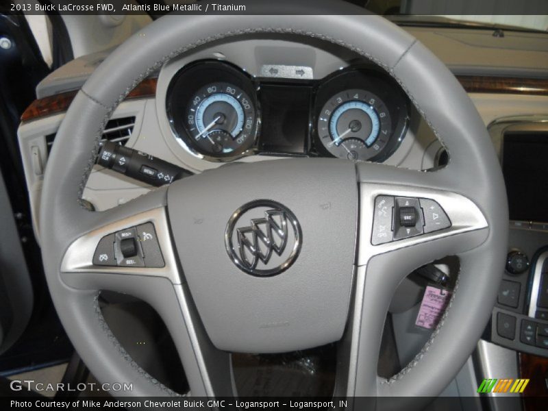 Atlantis Blue Metallic / Titanium 2013 Buick LaCrosse FWD