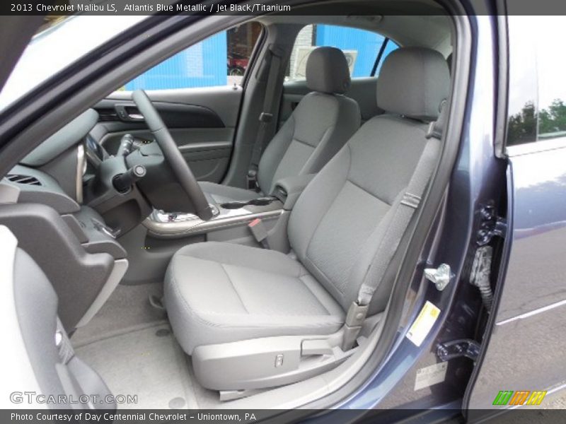 Atlantis Blue Metallic / Jet Black/Titanium 2013 Chevrolet Malibu LS