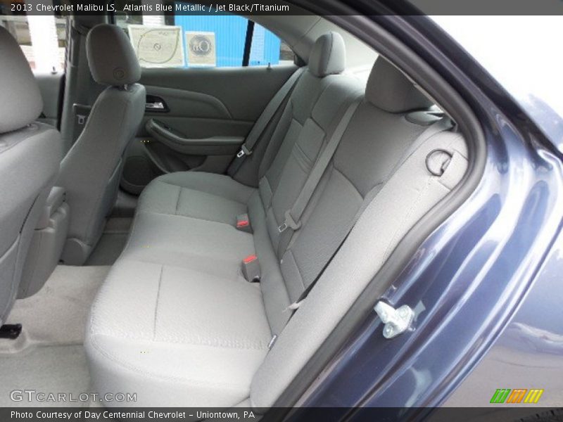 Atlantis Blue Metallic / Jet Black/Titanium 2013 Chevrolet Malibu LS