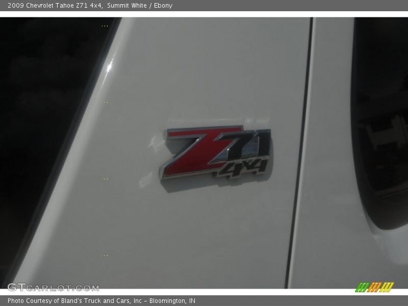Summit White / Ebony 2009 Chevrolet Tahoe Z71 4x4
