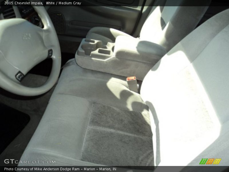 White / Medium Gray 2005 Chevrolet Impala