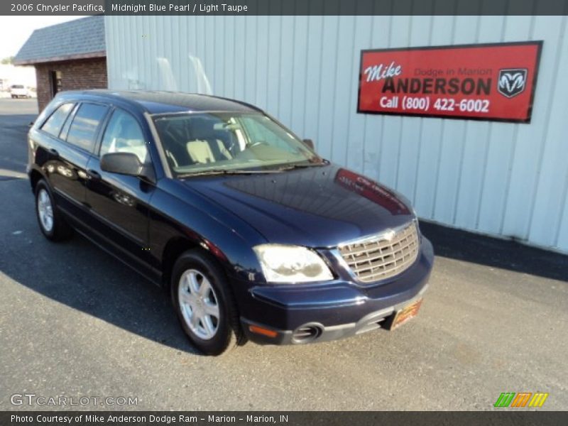 Midnight Blue Pearl / Light Taupe 2006 Chrysler Pacifica