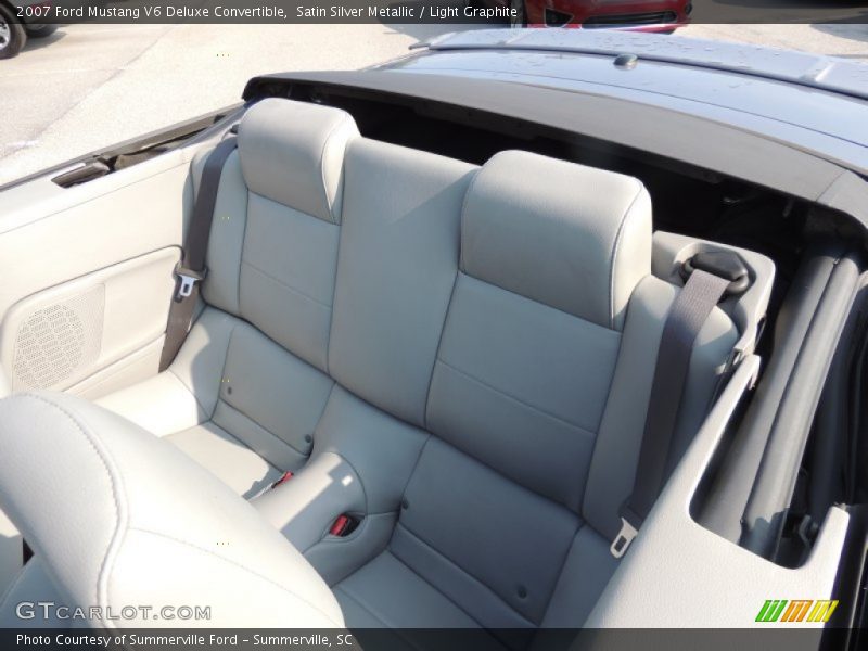 Satin Silver Metallic / Light Graphite 2007 Ford Mustang V6 Deluxe Convertible