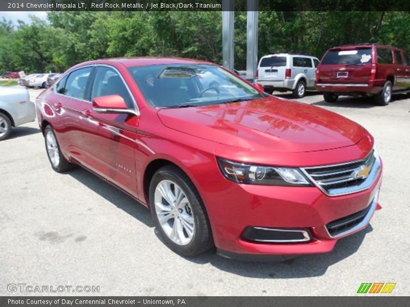 Red Rock Metallic / Jet Black/Dark Titanium 2014 Chevrolet Impala LT